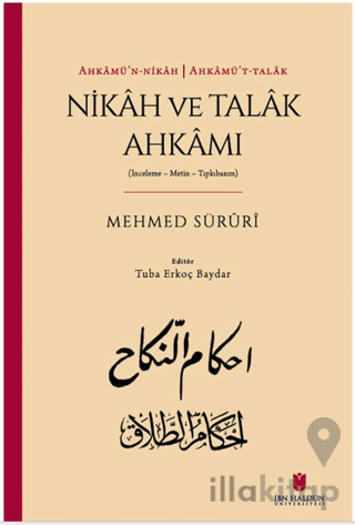 Ahkamü'n-nikah Ahkamü't-talak Nikah ve Talak Ahkamı