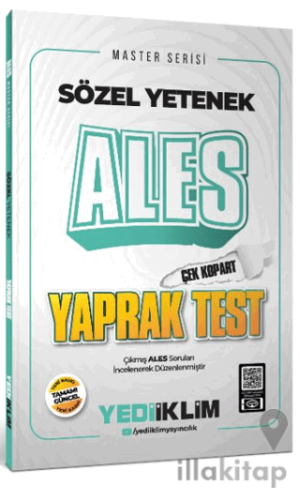 Ales Sözel Yetenek Çek Kopart Yaprak Test