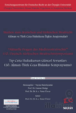 Alman ve Türk Ceza Hukukuna İlişkin Araştırmalar - "Aktuelle Fragen de