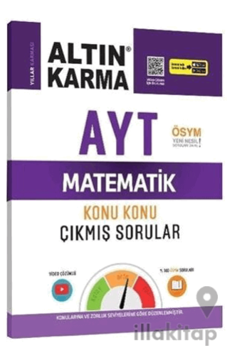 Altın Karma AYT  Matematik  Konu Konu Çıkmış Sorular