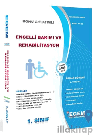 AÖF 1. Sınıf Engelli Bakımı ve Rehabilitasyon Bahar Dönemi