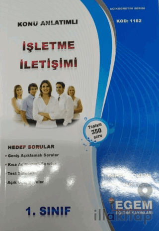 AÖF 1. Sınıf İşletme İletişimi Konu Anlatımlı Kod: 1182