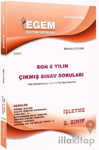 AÖF 2. Sınıf İşletme Bahar Dönemi Çıkmış Sınav Soruları 2012-2018 4.Ya