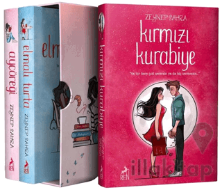 Ayçöreği - Elmalı Turta - Kırmızı Kurabiye Seti - 3 Kitap Takım