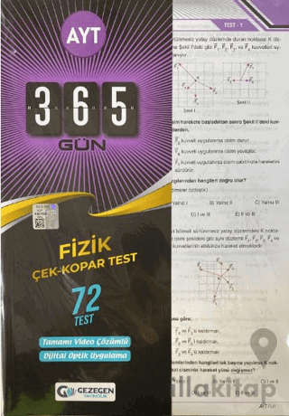 AYT 365 Gün Fizik 72 Yaprak Test