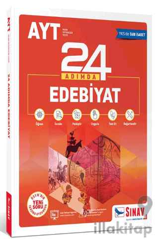 AYT Edebiyat 24 Adımda Konu Anlatımlı Soru Bankası