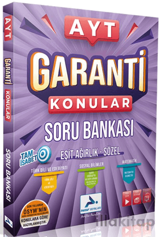 Ayt Garanti Konular Esit Ağırlık Sözel Soru Bankası