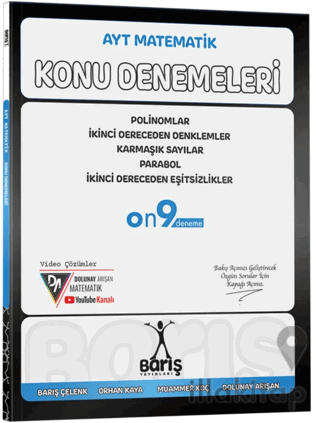 AYT Matematik Polinomlar İkinci Dereceden Denklemler - Eşitsizlikler K