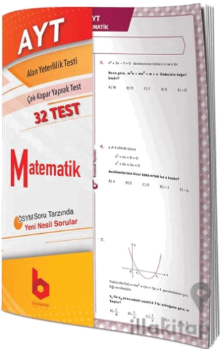 AYT Matematik Temel Yeterlilik Çek Kopar Yaprak Test