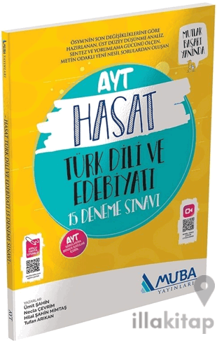 AYT Türk Dili ve Edebiyatı Hasat 15 Deneme Sınavı