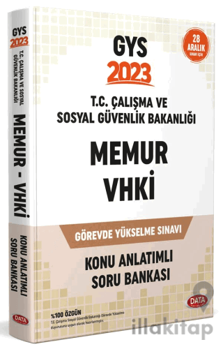 Çalışma ve Sosyal Güvenlik Bakanlığı GYS Memur ve VHKİ Konu Anlatımlı 