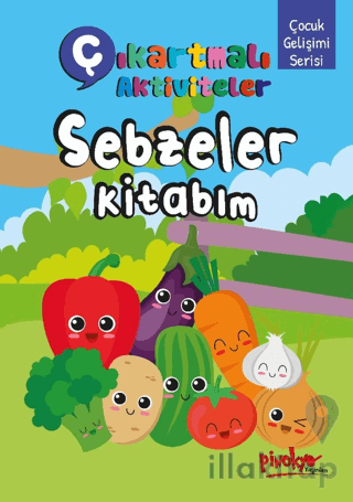 Çıkartmalı Aktiviteler Sebzeler Kitabım