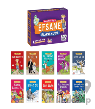 Çocuklar İçin Efsane Klasikler – (10 Kitap + Soru Kitapçığı)