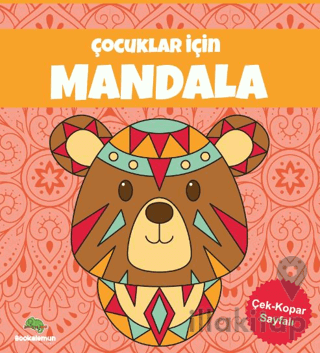 Çocuklar İçin Mandala-Turuncu