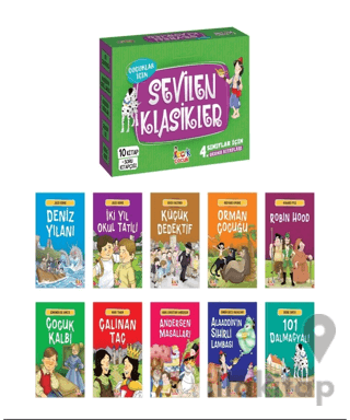 Çocuklar için Sevilen Klasikler (10 Kitap + Soru Kitapçığı)