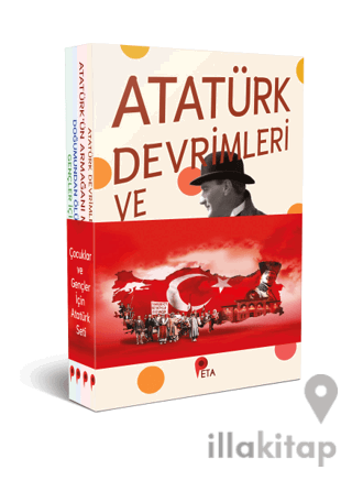 Çocuklar ve Gençler için Atatürk Seti - 4 Kitap