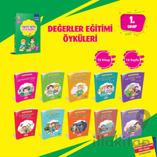 Değerler Eğitim Seti (10 Kitap + Değerlendirme Testi)