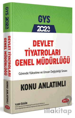 Devlet Tiyatroları Genel Müdürlüğü GYS Hazırlık Kitabı