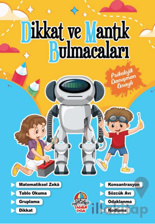 Dikkat Ve Mantık Bulmacaları - Mavi Kitap