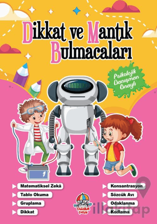 Dikkat Ve Mantık Bulmacaları - Pembe Kitap