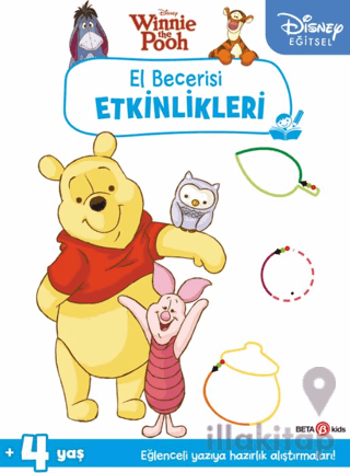 Disney Eğitsel Winnie the Pooh El Becerisi Etkinlikleri Yazıya Hazırlı