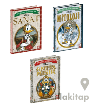 Disney En Güzel Maceralar Sanat + Mitoloji + Antik Mısır Seti 3 Kitap