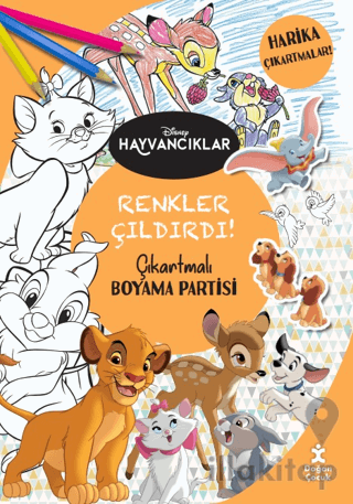 Disney Hayvancıklar - Renkler Çıldırdı! Çıkartmalı Boyama Partisi