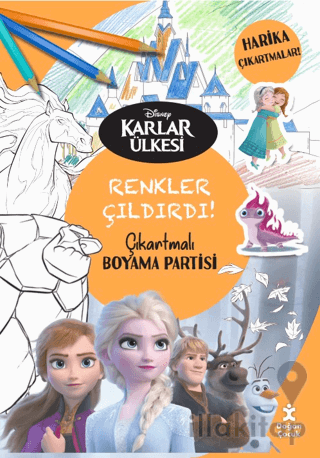 Disney Karlar Ülkesi - Renkler Çıldırdı! Çıkartmalı Boyama Partisi