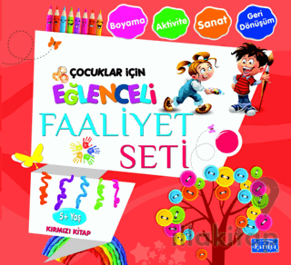 Eğlenceli Faaliyet Seti Kırmızı Kitap – 5 Yaş Üzeri