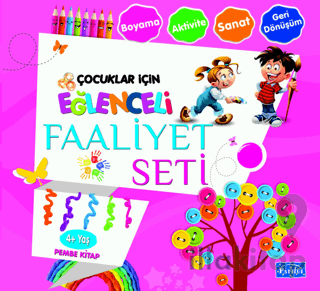 Eğlenceli Faaliyet Seti Pembe Kitap – 4 Yaş Üzeri