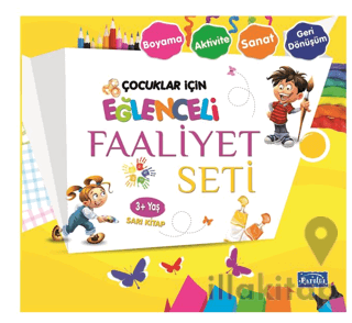 Eğlenceli Faaliyet Seti Sarı Kitap - 3 Yaş Üzeri