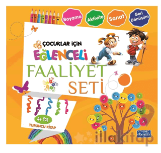 Eğlenceli Faaliyet Seti Turuncu Kitap - 4 Yaş Üzeri