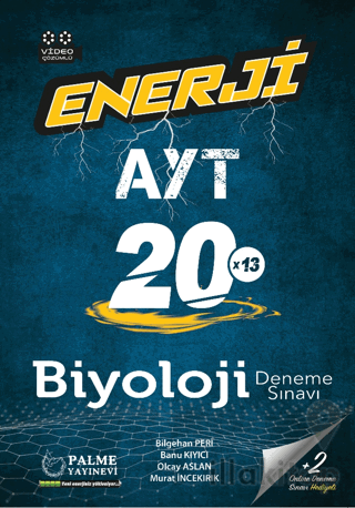 Enerji AYT Biyoloji 20 Deneme Sınavı