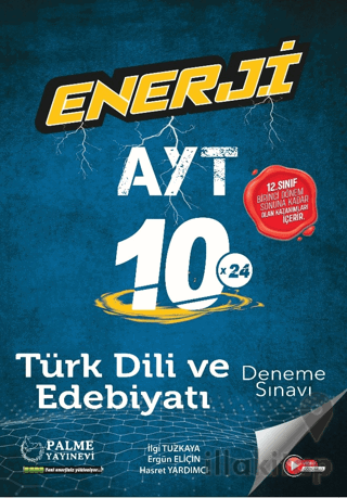 Enerji AYT Türk Dili Ve Edebiyatı 10 Deneme Sınavı