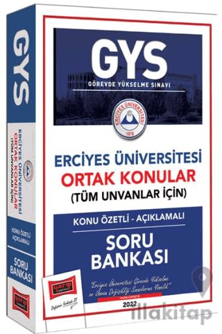 Erciyes Üniversitesi GYS Konu Özetli Açıklamalı Soru Bankası