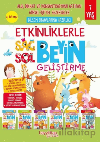 Etkinliklerle Sağ Beyin Sol Beyin Geliştirme (6 Kitap)