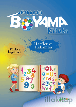 Etkinlikli Boyama Kitabı Harfler ve Rakamlar