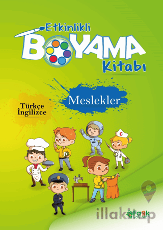 Etkinlikli Boyama Kitabı Meslekler