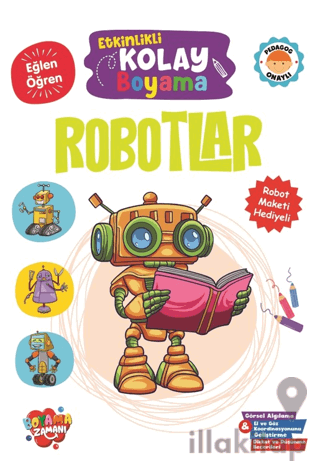 Etkinlikli Kolay Boyama – Robotlar