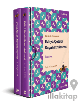 Evliya Çelebi Seyahatnamesi İstanbul 1.Kitap 2 Cilt (Kutulu)