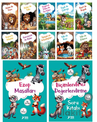 Ezop Masalları (10 Kitap)