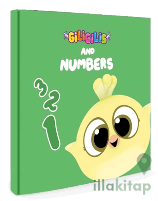 Giligilis and Numbers - İngilizce Eğitici Mini Karton Kitap Serisi