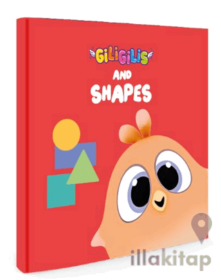 Giligilis and Shapes - İngilizce Eğitici Mini Karton Kitap Serisi