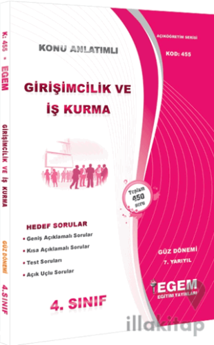 Girişimcilik ve İş Kurma Konu Anlatımlı Hedef Sorular 4. Sınıf Güz Dön