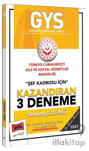 GYS T.C. Aile ve Sosyal Hizmetler Bakanlığı Şef Kadrosu İçin Kazandıra