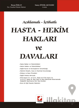 Hasta – Hekim Hakları ve Davaları