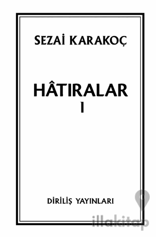 Hatıralar I