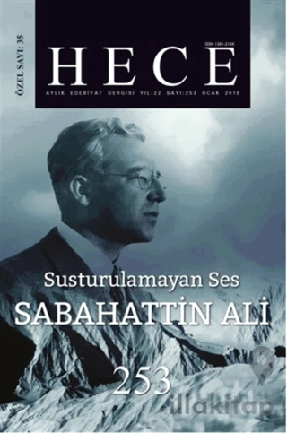 Hece Aylık Edebiyat Dergisi Sabahattin Ali Özel Sayısı Sayı: 35 - 253 