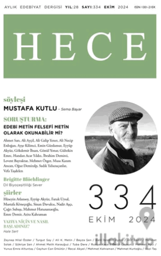 Hece Dergisi - Sayı 334 Ekim 2024