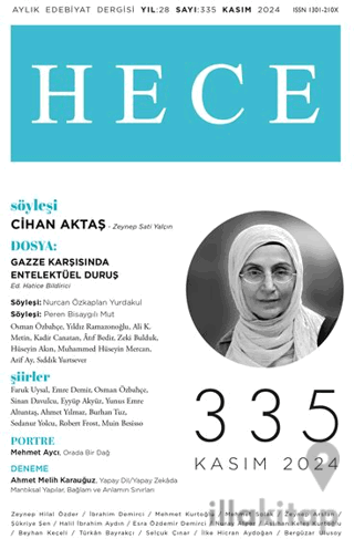 Hece Dergisi - Sayı 335 Kasım 2024